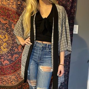 Kimono-style cardigan